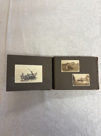 Five photo albums on the Imperial Japanese Navy, compiled by a naval captain, 1919-1940