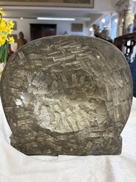 A Javanese carved stone figure of Prajnaparamita, 20th C.