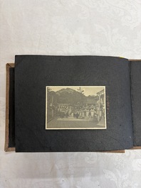 Five photo albums on the Imperial Japanese Navy, compiled by a naval captain, 1919-1940