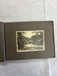 Five photo albums on the Imperial Japanese Navy, compiled by a naval captain, 1919-1940