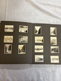 Five photo albums on the Imperial Japanese Navy, compiled by a naval captain, 1919-1940