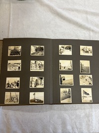 Five photo albums on the Imperial Japanese Navy, compiled by a naval captain, 1919-1940