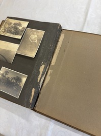 Five photo albums on the Imperial Japanese Navy, compiled by a naval captain, 1919-1940