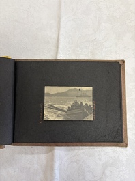 Five photo albums on the Imperial Japanese Navy, compiled by a naval captain, 1919-1940