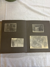 Five photo albums on the Imperial Japanese Navy, compiled by a naval captain, 1919-1940