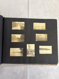 Five photo albums on the Imperial Japanese Navy, compiled by a naval captain, 1919-1940