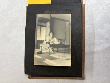 Five photo albums on the Imperial Japanese Navy, compiled by a naval captain, 1919-1940