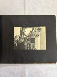 Five photo albums on the Imperial Japanese Navy, compiled by a naval captain, 1919-1940
