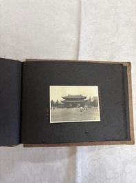 Five photo albums on the Imperial Japanese Navy, compiled by a naval captain, 1919-1940