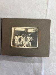 Five photo albums on the Imperial Japanese Navy, compiled by a naval captain, 1919-1940
