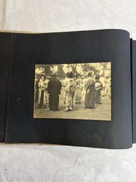 Five photo albums on the Imperial Japanese Navy, compiled by a naval captain, 1919-1940