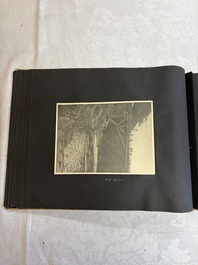 Five photo albums on the Imperial Japanese Navy, compiled by a naval captain, 1919-1940