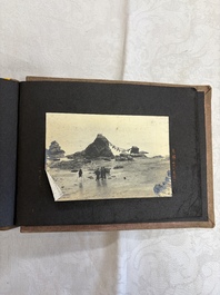 Five photo albums on the Imperial Japanese Navy, compiled by a naval captain, 1919-1940