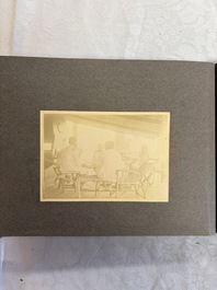Five photo albums on the Imperial Japanese Navy, compiled by a naval captain, 1919-1940