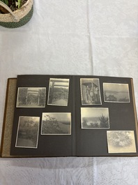 Five photo albums on the Imperial Japanese Navy, compiled by a naval captain, 1919-1940