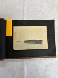 Five photo albums on the Imperial Japanese Navy, compiled by a naval captain, 1919-1940