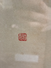In the manner of Xu Beihong 徐悲鴻 (1895-1953): 'Horse', ink on paper, dated 1936