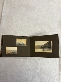 Five photo albums on the Imperial Japanese Navy, compiled by a naval captain, 1919-1940