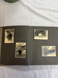 Five photo albums on the Imperial Japanese Navy, compiled by a naval captain, 1919-1940