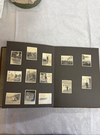 Five photo albums on the Imperial Japanese Navy, compiled by a naval captain, 1919-1940