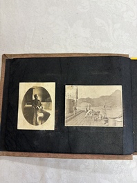 Five photo albums on the Imperial Japanese Navy, compiled by a naval captain, 1919-1940