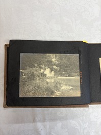Five photo albums on the Imperial Japanese Navy, compiled by a naval captain, 1919-1940