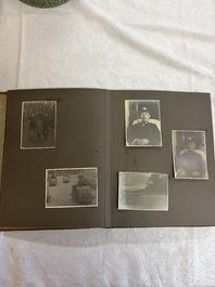 Five photo albums on the Imperial Japanese Navy, compiled by a naval captain, 1919-1940