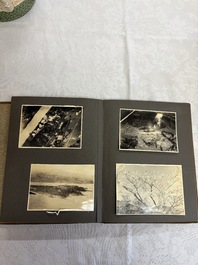 Five photo albums on the Imperial Japanese Navy, compiled by a naval captain, 1919-1940