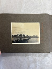 Five photo albums on the Imperial Japanese Navy, compiled by a naval captain, 1919-1940