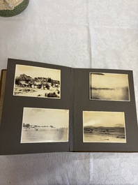 Five photo albums on the Imperial Japanese Navy, compiled by a naval captain, 1919-1940