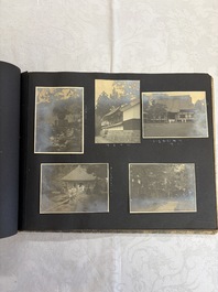Five photo albums on the Imperial Japanese Navy, compiled by a naval captain, 1919-1940
