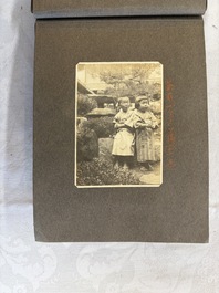 Five photo albums on the Imperial Japanese Navy, compiled by a naval captain, 1919-1940
