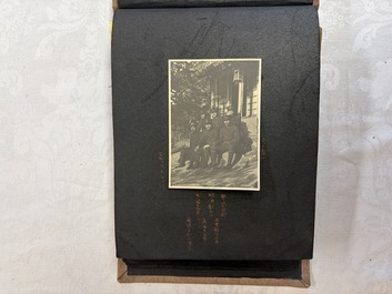 Five photo albums on the Imperial Japanese Navy, compiled by a naval captain, 1919-1940