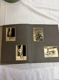 Five photo albums on the Imperial Japanese Navy, compiled by a naval captain, 1919-1940