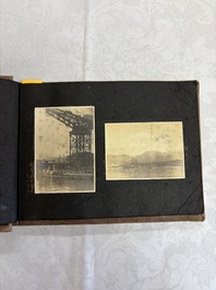 Five photo albums on the Imperial Japanese Navy, compiled by a naval captain, 1919-1940