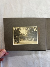 Five photo albums on the Imperial Japanese Navy, compiled by a naval captain, 1919-1940
