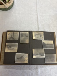 Five photo albums on the Imperial Japanese Navy, compiled by a naval captain, 1919-1940