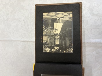 Five photo albums on the Imperial Japanese Navy, compiled by a naval captain, 1919-1940