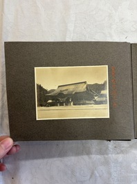 Five photo albums on the Imperial Japanese Navy, compiled by a naval captain, 1919-1940