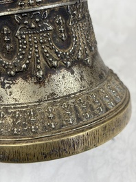 A varied collection of 14 Tibetan ritual utensils, 19/20th C.