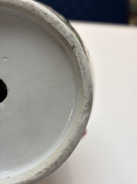 An extensive group of 23 Chinese Canton famille rose wares, 19th C.