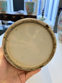 An extensive group of 23 Chinese Canton famille rose wares, 19th C.