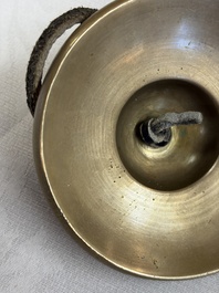 A varied collection of 14 Tibetan ritual utensils, 19/20th C.