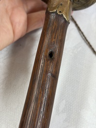 A varied collection of 14 Tibetan ritual utensils, 19/20th C.