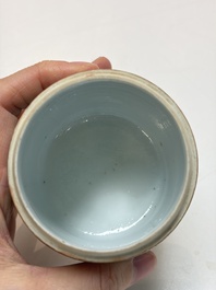 An extensive group of 23 Chinese Canton famille rose wares, 19th C.