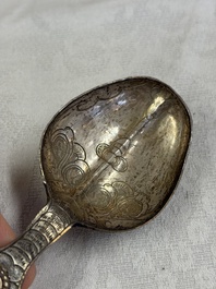 A varied collection of 14 Tibetan ritual utensils, 19/20th C.