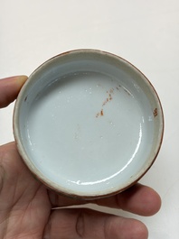 An extensive group of 23 Chinese Canton famille rose wares, 19th C.