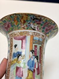 An extensive group of 23 Chinese Canton famille rose wares, 19th C.