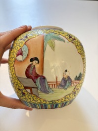 Ten Chinese famille rose and verte wares, Qianlong and Jing De Zhen 景德鎮 marks, 20th C.