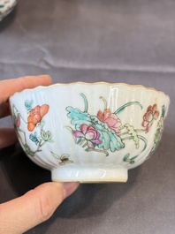 A group of 14 Chinese and Samson, Paris porcelain wares, 18/19th C.